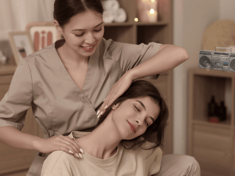 head massage for relaxing